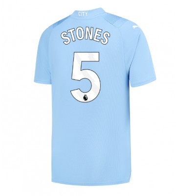 Manchester City John Stones #5 Kotipaita 2023-24 Lyhyet Hihat